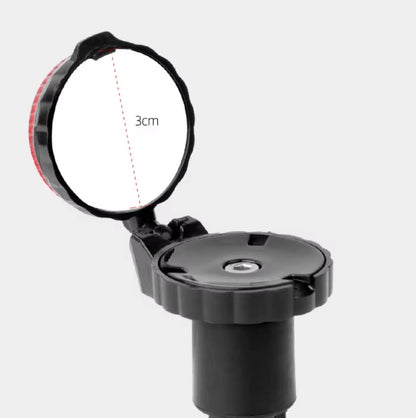 Lot de 2 embouts de cintre vélo avec rétroviseur + avertisseur lumineux – Convex et LED intégrée – vue 4