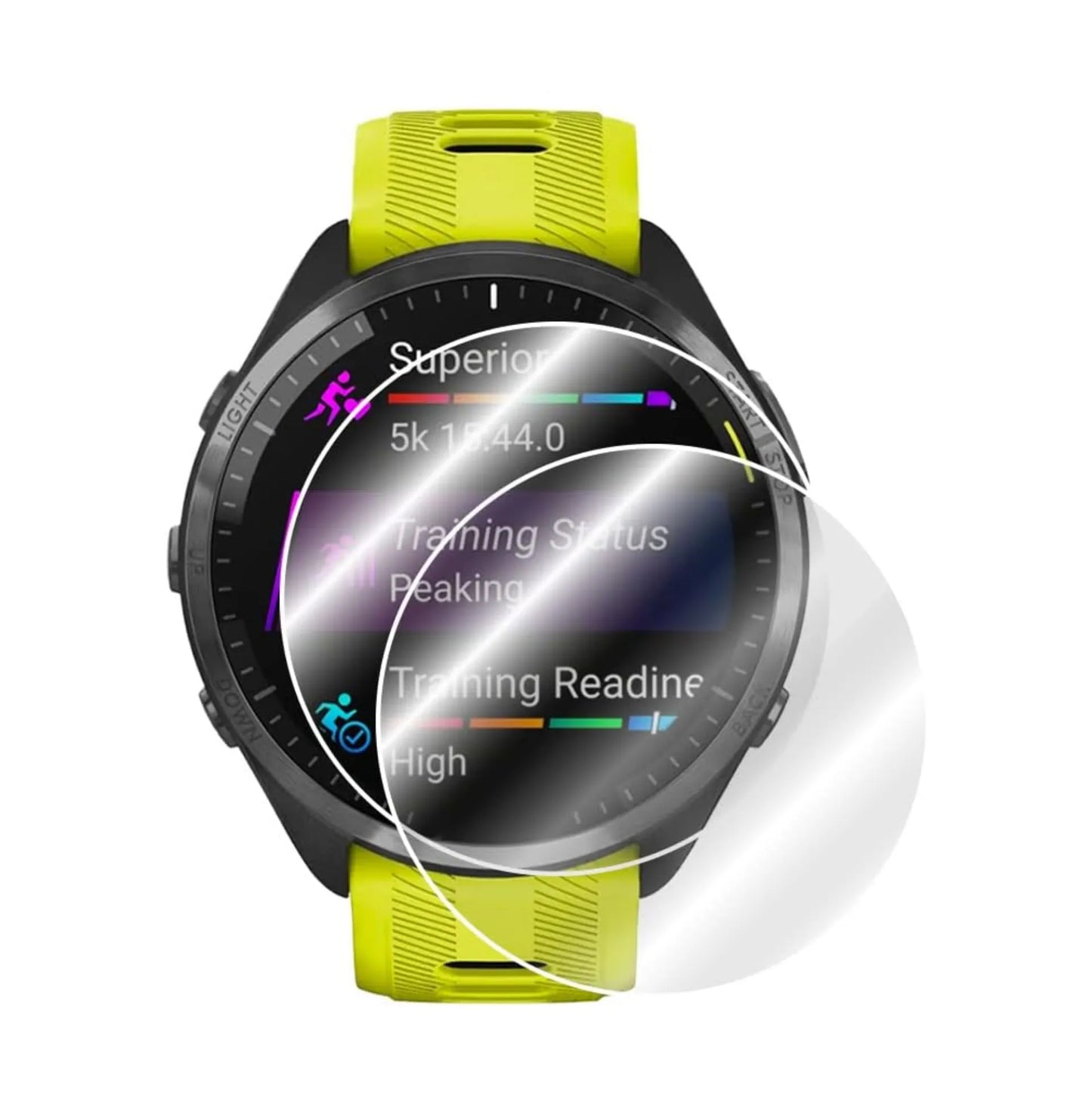 Lot de 2 films hydrogel pour Garmin Forerunner 965