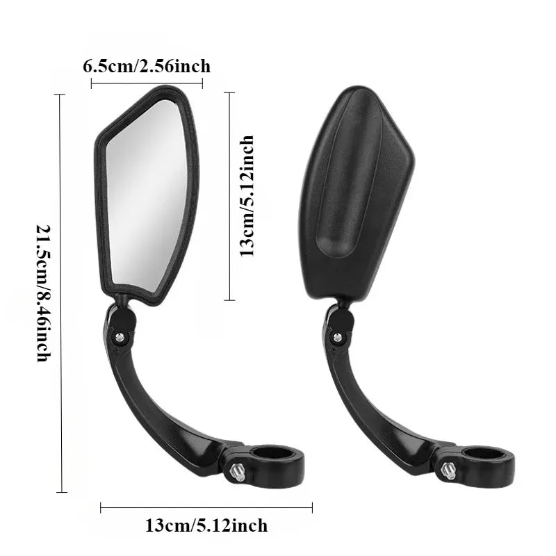 Lot de 2 Rétroviseur de guidon de vélo réglable – Vision large et rotation à 360° – vue 4