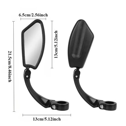 Lot de 2 Rétroviseur de guidon de vélo réglable – Vision large et rotation à 360° – vue 4
