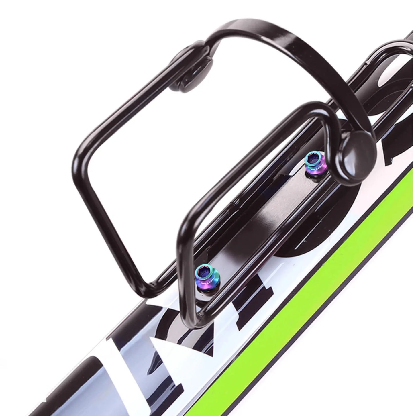 Lot de 2 vis de fixation pour porte-bidon vélo – Titane TC4 M5×12 mm multicolores – vue 2