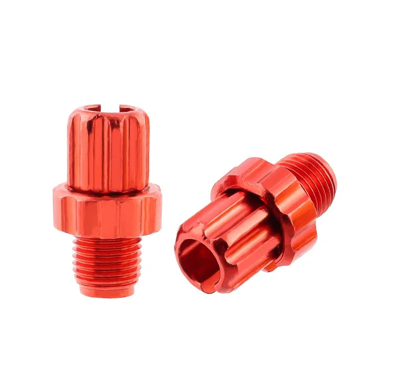 Lot de 2 vis de réglage levier de frein vélo – M10 aluminium anodisé – vue 2