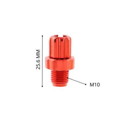 Lot de 2 vis de réglage levier de frein vélo – M10 aluminium anodisé – vue 3