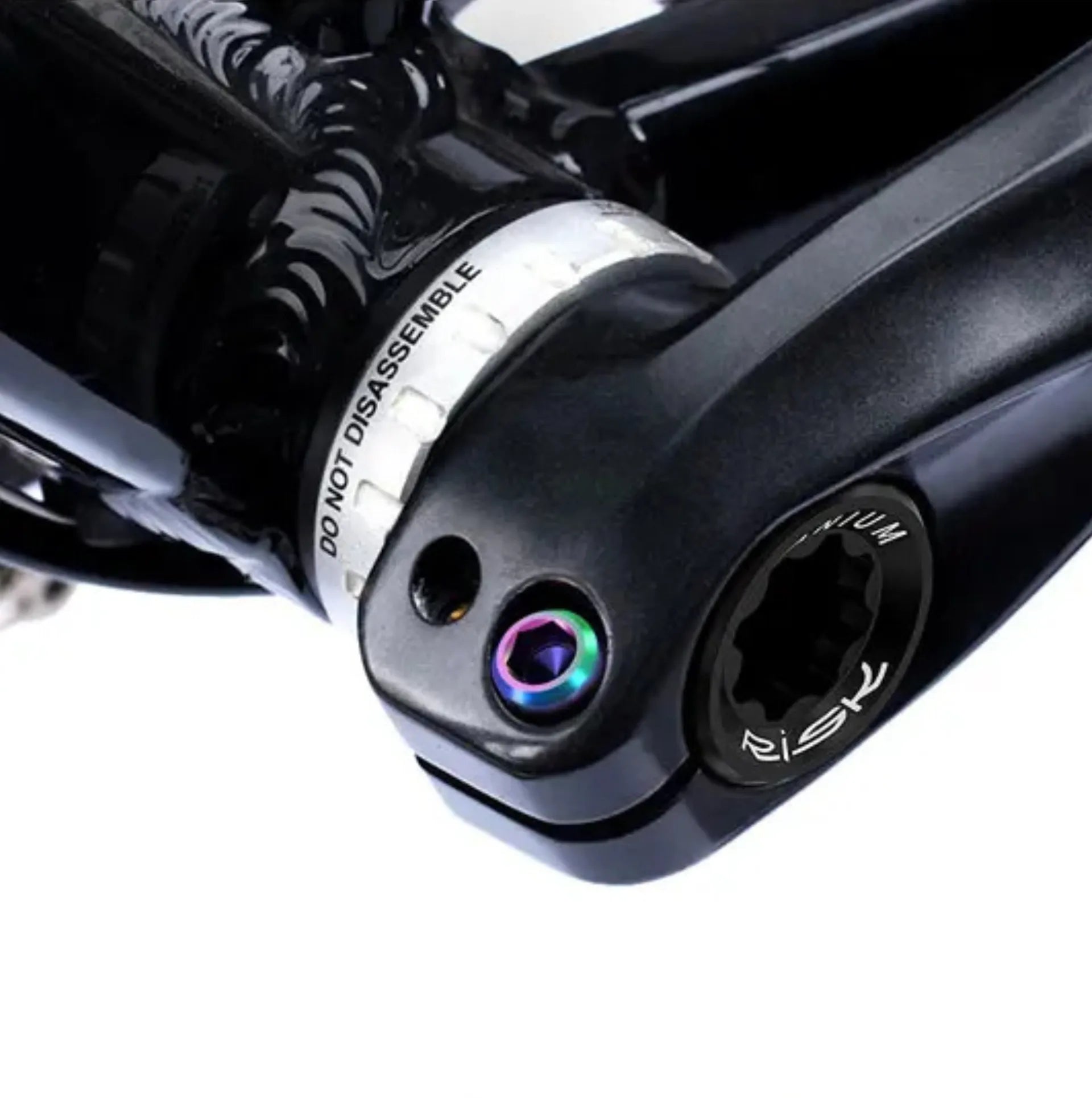 Lot de 2 vis de serrage pour manivelle Route, Gravel, VTT – Titane TC4 Gr5 M6×18