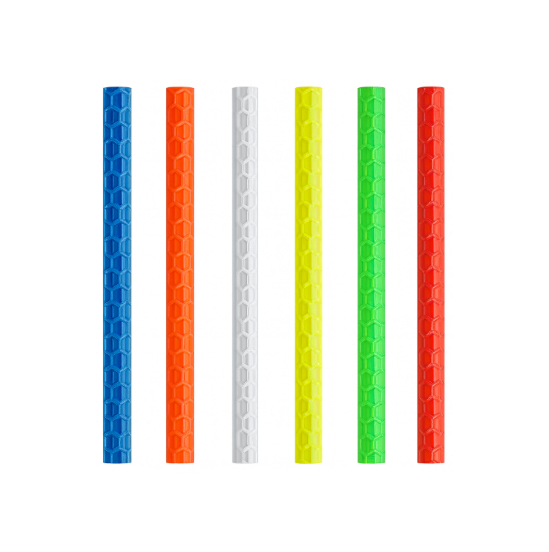 Lot de 24 tubes réfléchissants Multicolore pour rayons de vélo