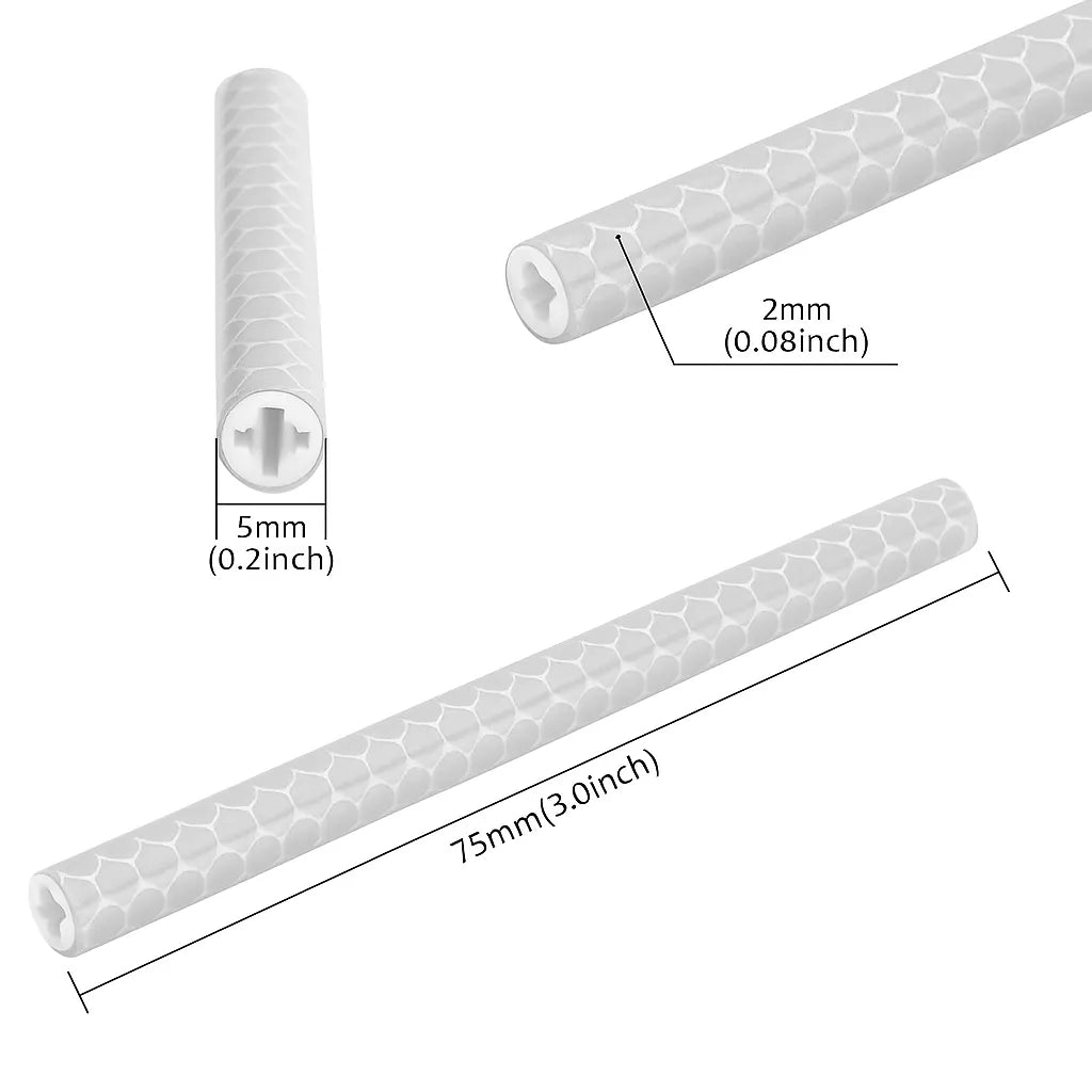 Lot de 24 tubes réfléchissants pour rayons de vélo – Sécurité et visibilité nocturne – vue 3