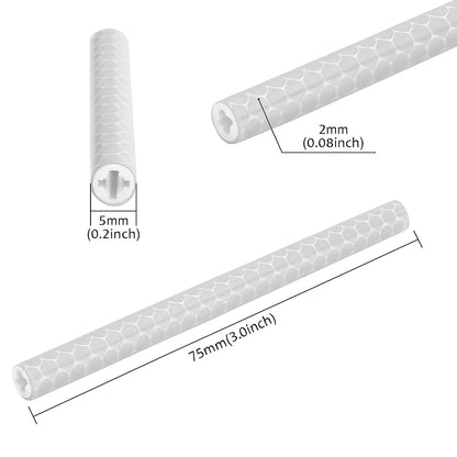 Lot de 24 tubes réfléchissants pour rayons de vélo – Sécurité et visibilité nocturne – vue 3
