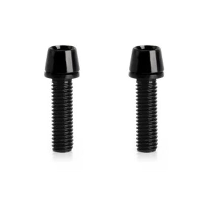 Lot de 6 vis de potence/guidon vélo – Acier allié 10B21 M5 noir – vue 2