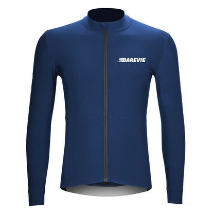 Maillot de cyclisme thermique MOJITO Darevie – Bleu – vue 3