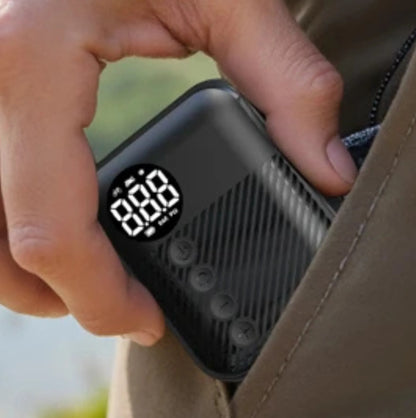 Mini pompe à vélo électrique 150 PSI – Gonfleur portable USB-C avec affichage digital – vue 5