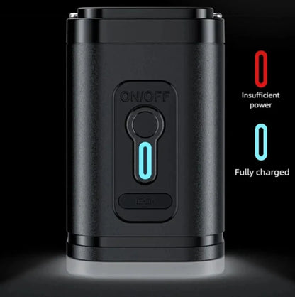 Mini pompe électrique portable 2 en 1 - Gonflage/dégonflage - LED intégrée - 1200 mAh – vue 4