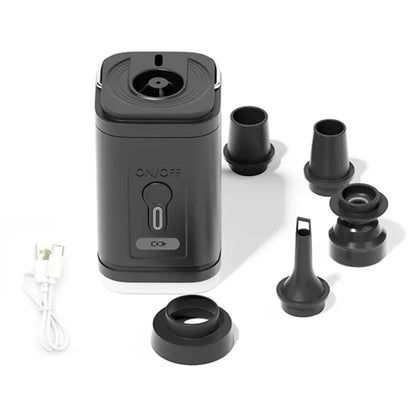 Mini pompe électrique portable 2 en 1 - Gonflage/dégonflage - LED intégrée - 1200 mAh – vue 7