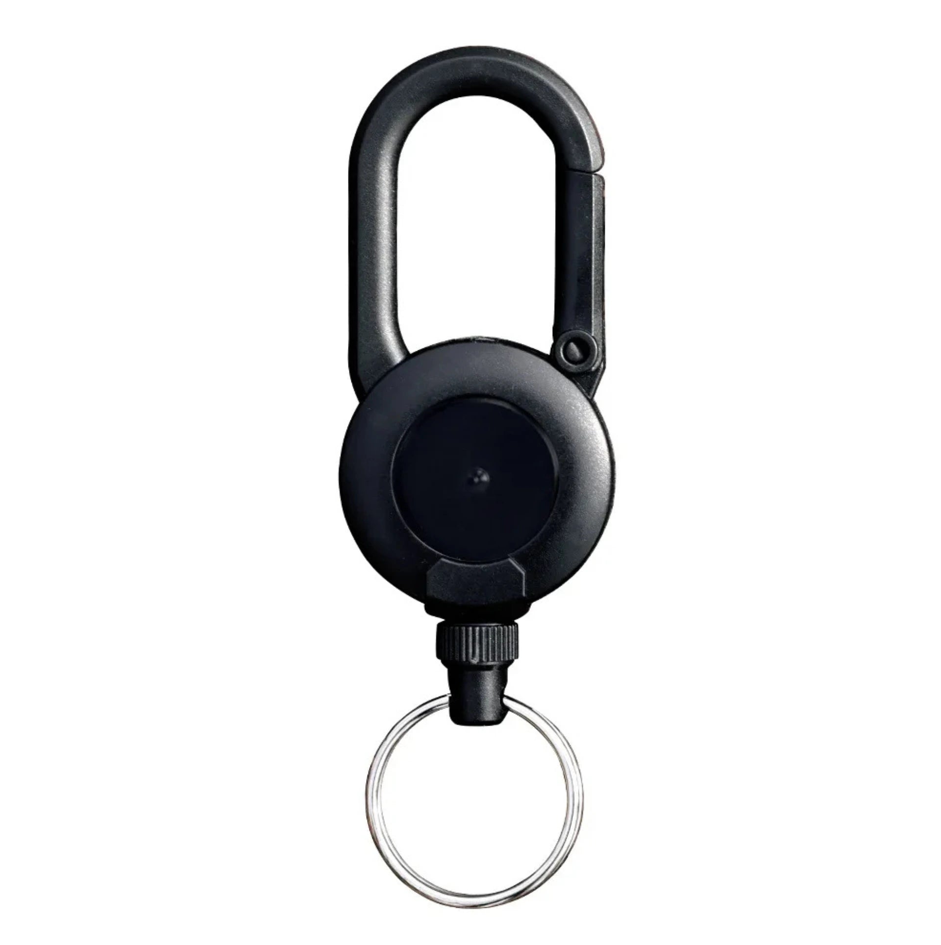Mousqueton rétractable robuste – Porte-clés à câble acier 60 cm – vue 3