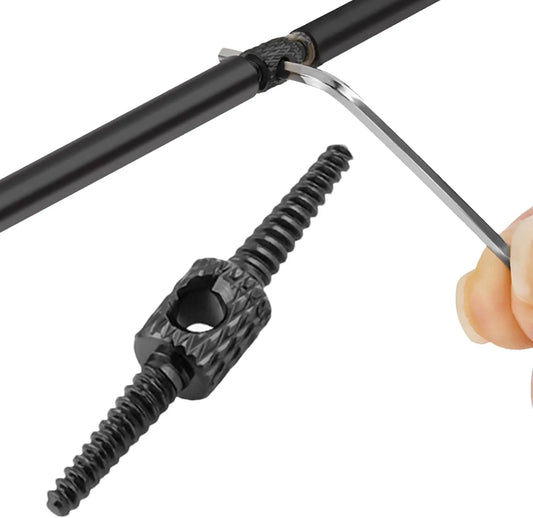 Outil de routage câble interne vélo – Aluminium noir – 2 pièces