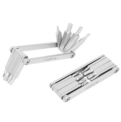 Outil multifonction vélo TOOPRE – 8 en 1 compact – Clés Allen, Torx T25 et tournevis