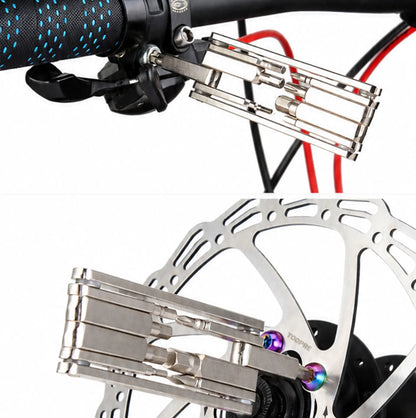 Outil multifonction vélo TOOPRE – 8 en 1 compact – Clés Allen, Torx T25 et tournevis – vue 2