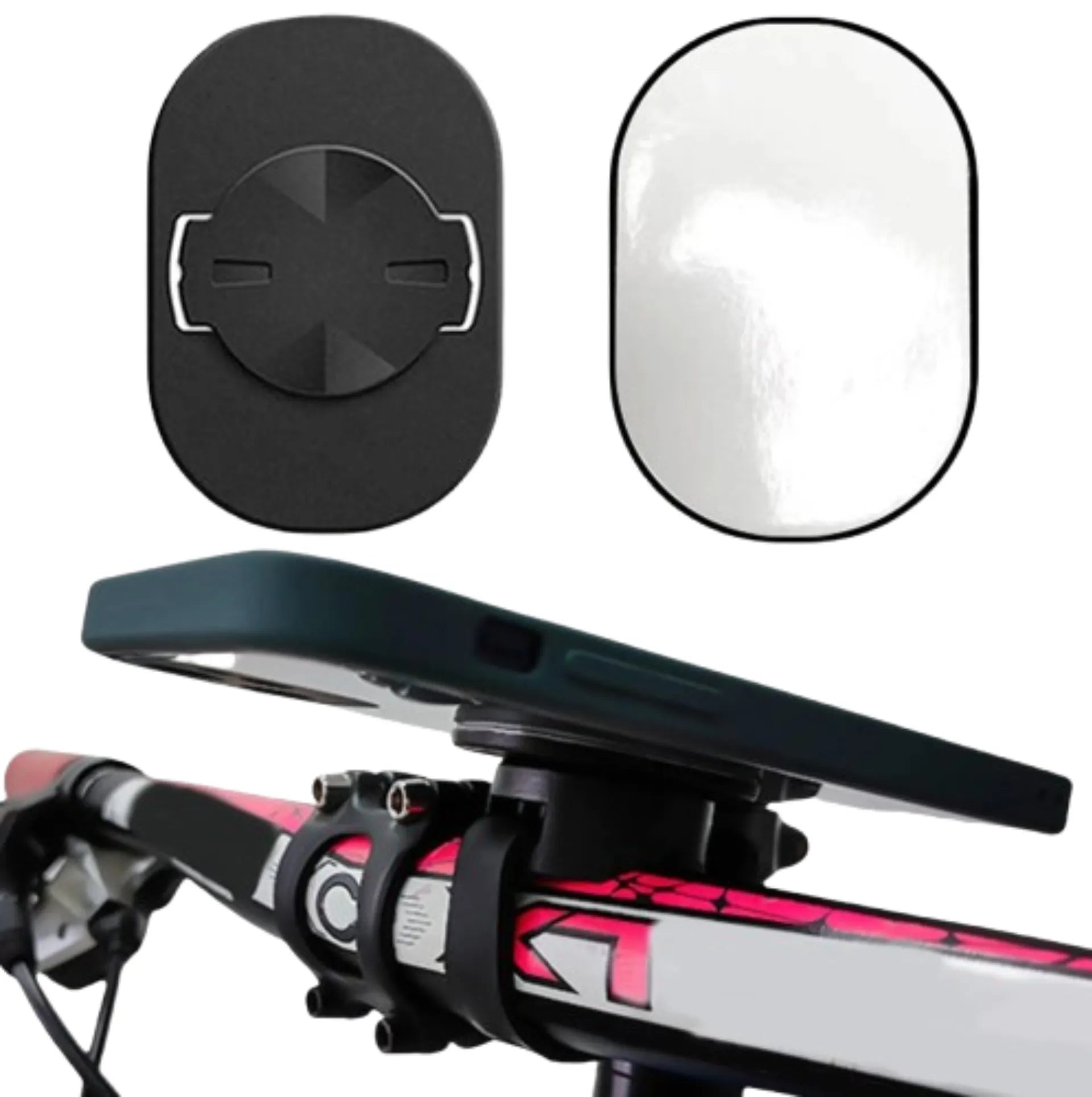 Pack support vélo multifonction – Adaptateur téléphone Garmin + Bases compteur + Support potence – vue 3