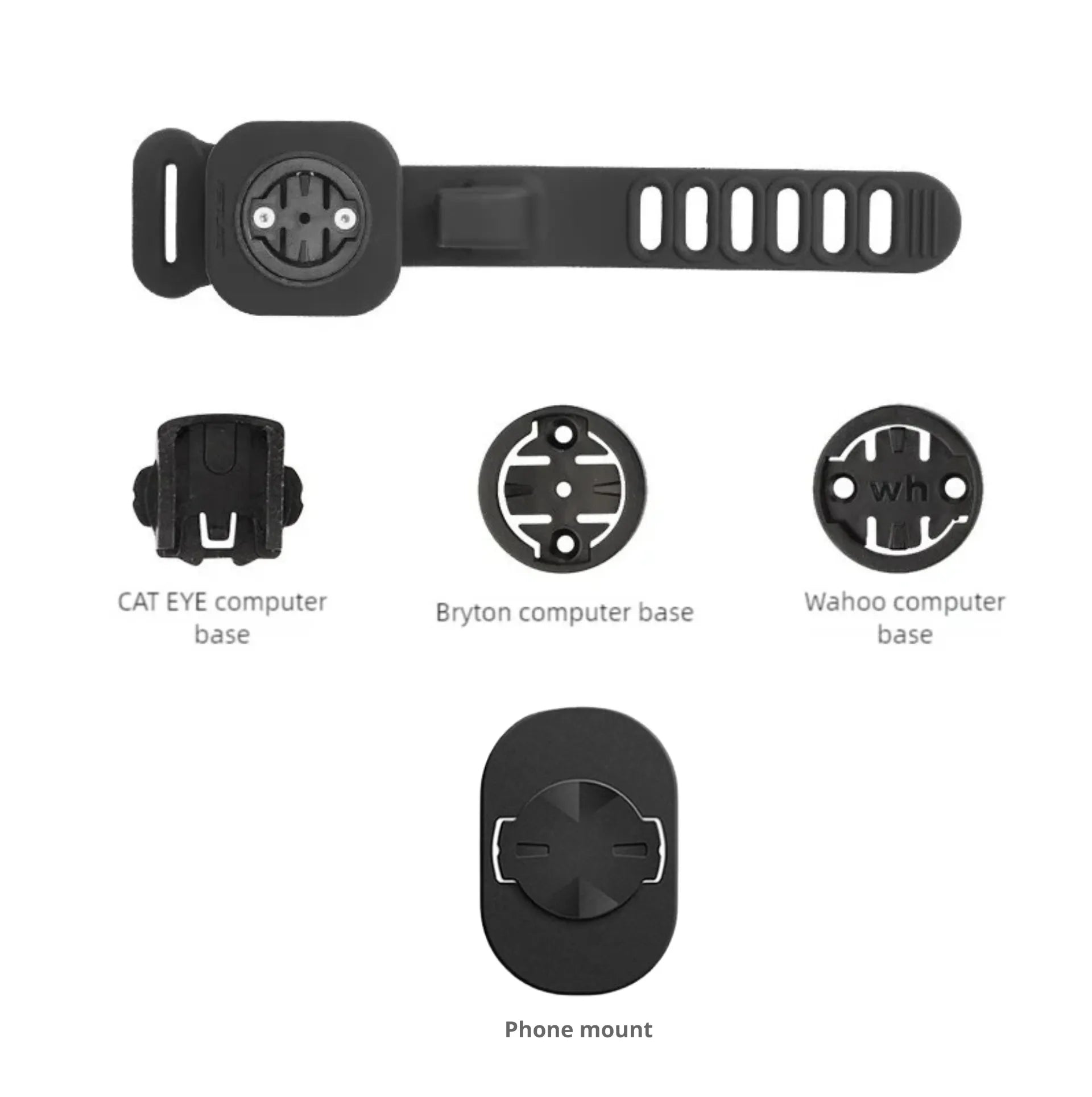 Pack support vélo multifonction – Adaptateur téléphone Garmin + Bases compteur + Support potence – vue 4