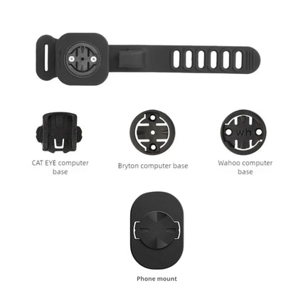 Pack support vélo multifonction – Adaptateur téléphone Garmin + Bases compteur + Support potence – vue 4
