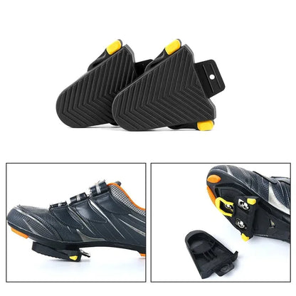 Paire de couvre-cales SPD-SL en caoutchouc – Protection pour chaussures et cales de vélo – vue 3
