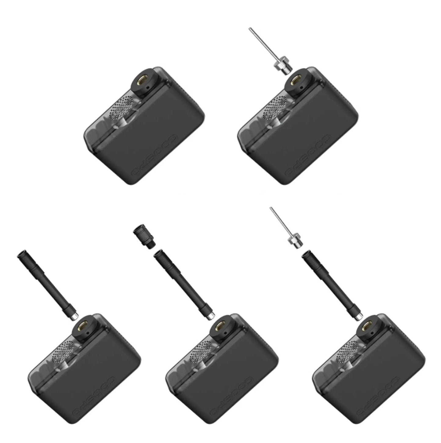 Pompe/Mini compresseur Électrique Coospo X1 – Ultra Compacte, 120 PSI, Recharge Rapide – vue 2