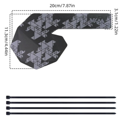 Protection de dérailleur arrière VXM – Plaque de protection transmission vélo route et VTT – vue 3