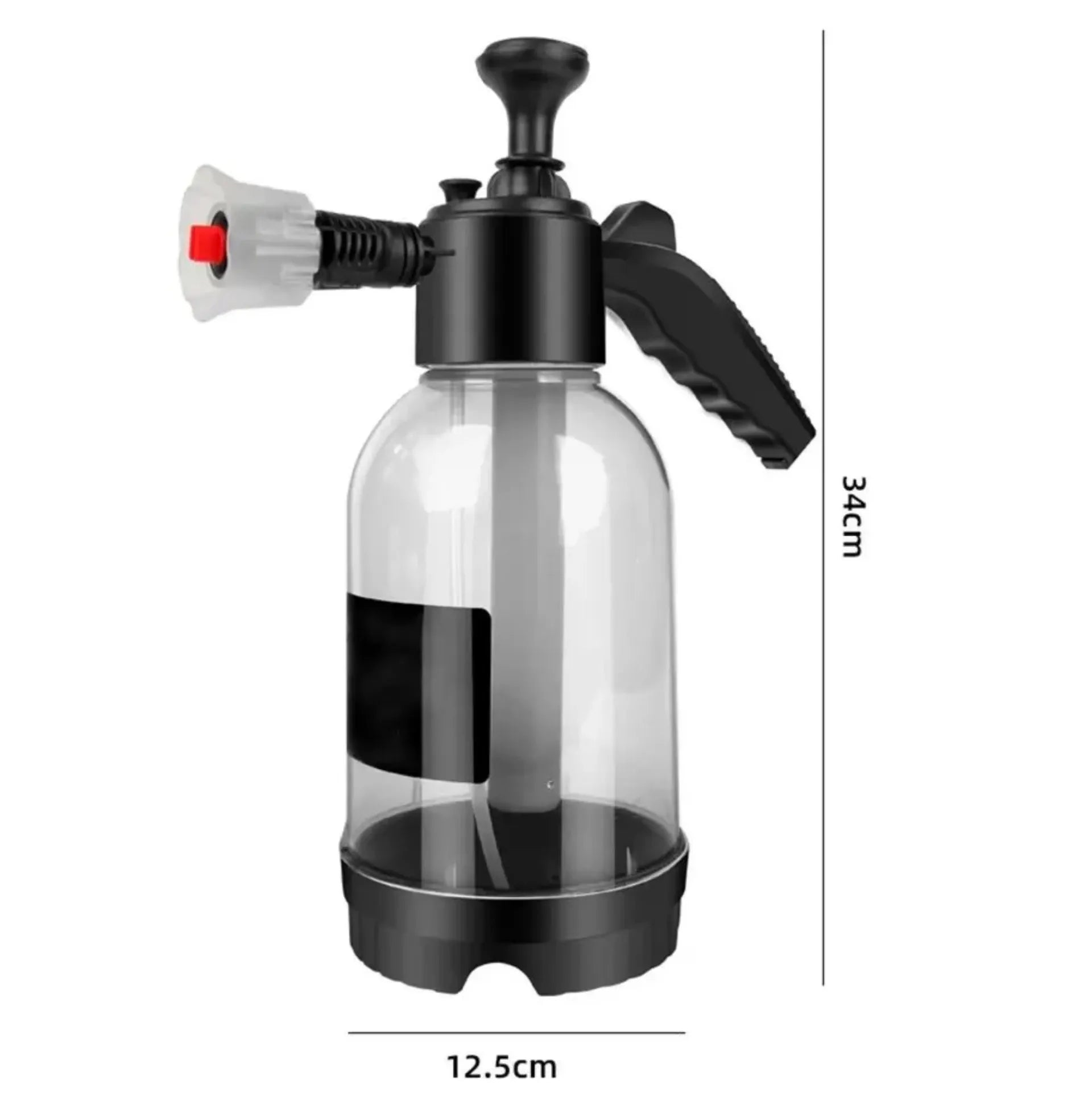 Pulvérisateur mousse 2L pour nettoyage vélo – Bouteille à pression manuelle avec buse mousse et jet – vue 4