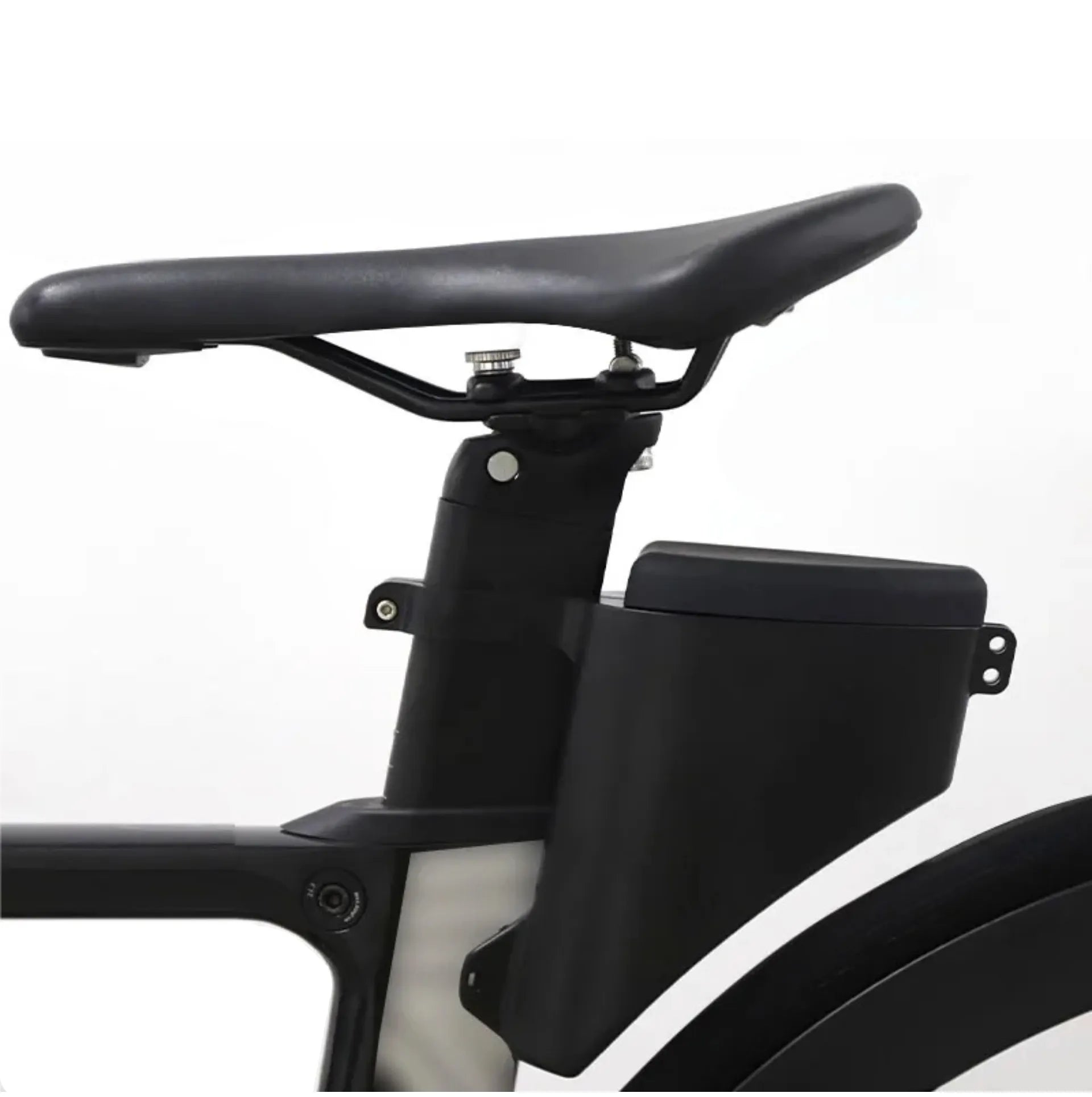 Sac de rangement aérodynamique pour tube de selle vélo – Coque rigide étanche