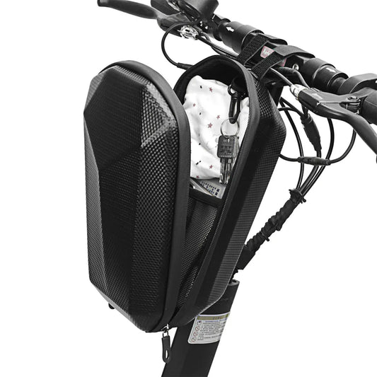 Sacoche avant rigide 4L pour trottinette et vélo – Étanche et coque EVA