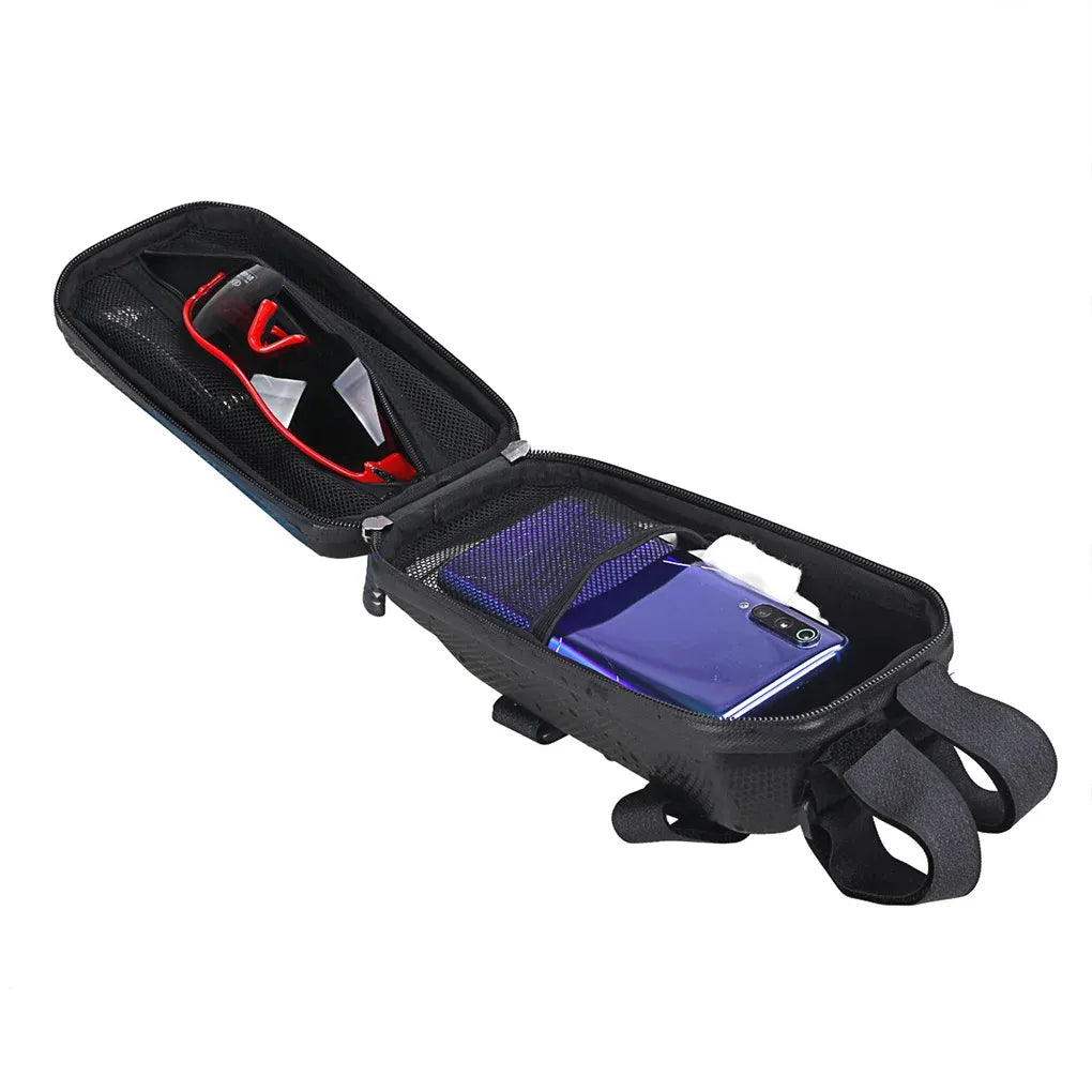 Sacoche avant rigide 4L pour trottinette et vélo – Étanche et coque EVA – vue 3