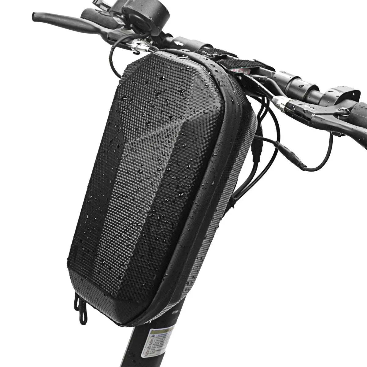 Sacoche avant rigide 4L pour trottinette et vélo – Étanche et coque EVA – vue 7
