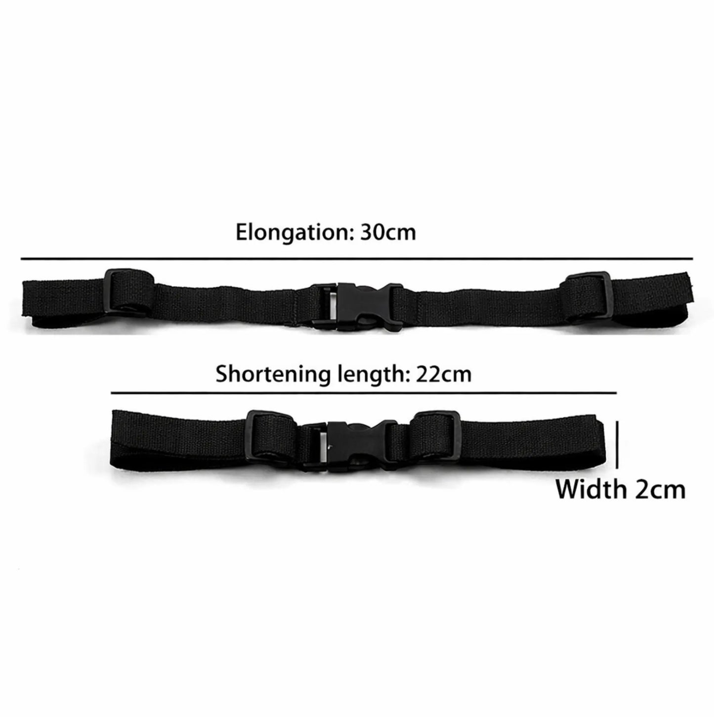 Sangle de poitrine réglable pour sac à dos - Nylon résistant avec boucle rapide – vue 4
