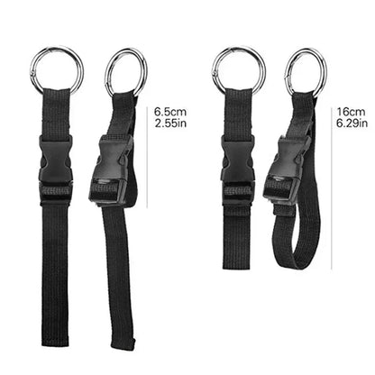 Sangle externe pour sac à dos - Sangle porte-veste avec boucle à dégagement rapide – vue 4