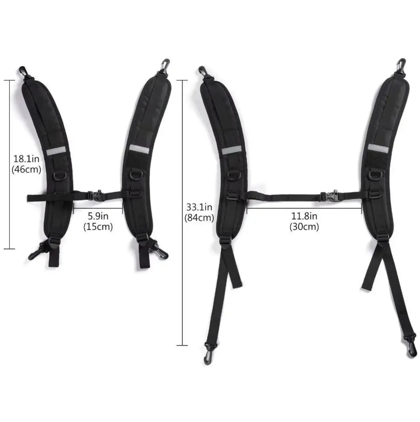 Sangles de sac à dos renforcées – Tissu Oxford respirant et attaches rotative 360° – vue 4