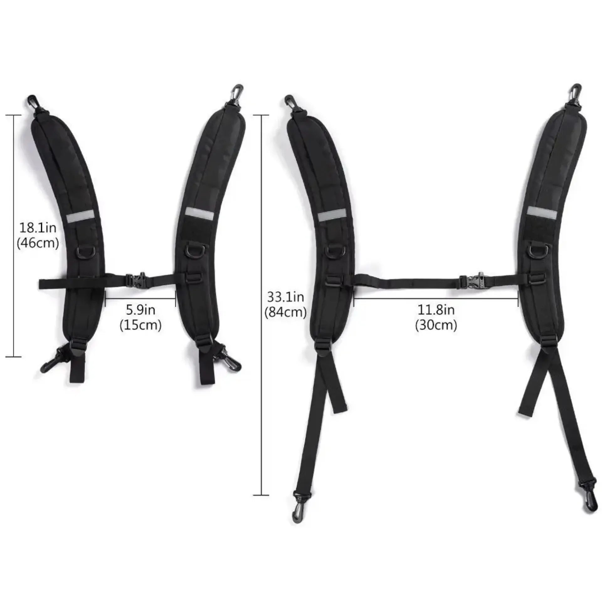 Sangles de sac à dos renforcées – Tissu Oxford respirant et attaches rotative 360° – vue 4