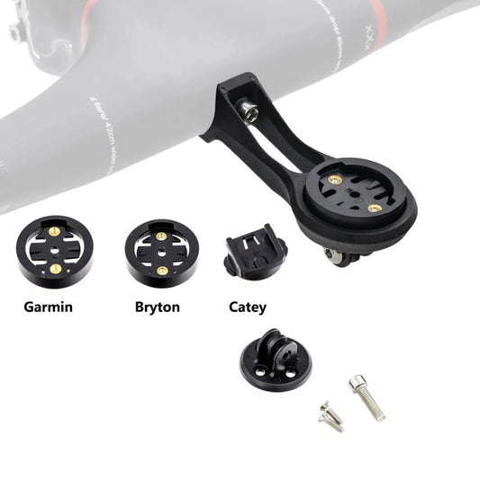 Support compteur vélo universel – Garmin / Bryton / Cateye – Fibre de nylon renforcée