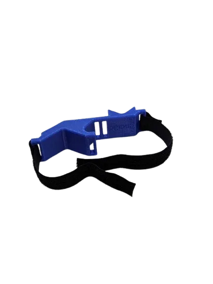 Support de seringue pour purge de frein vélo – Fixation sur fourche (PETG 3D – réglable) – vue 3