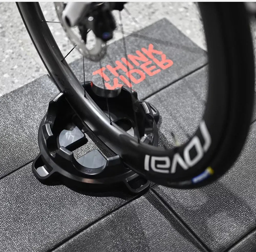 Support de stabilisation roue avant vélo – Multi-compatibilité pneus route, gravel et VTT – vue 6