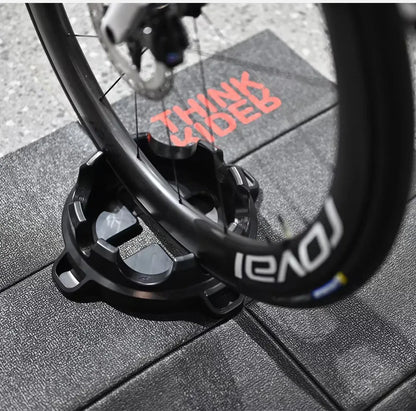 Support de stabilisation roue avant vélo – Multi-compatibilité pneus route, gravel et VTT – vue 6