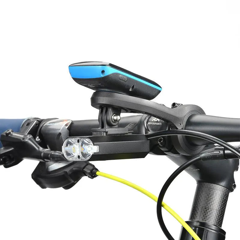 Support déporté XL bras allongé optimisé pour Garmin 1030/1040/1050 - Wahoo - Bryton + fixation éclairage ou gopro