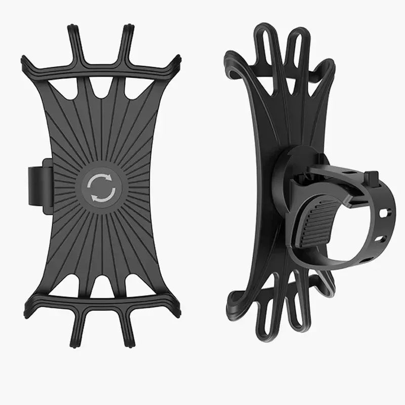 Support smartphone universel en silicone pour vélo – Compatible téléphones 4,5 à 7 pouces